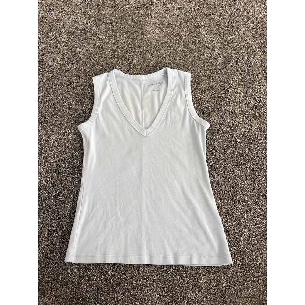 Universal Thread Tank Top Womens Size S Light Blue V-Neck Sleeveless